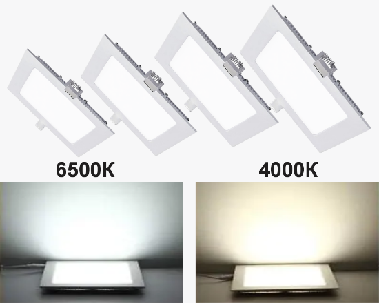 Led պանել քառակուսի ներքին 9W-4K (N.W)  (30) - ի նկար